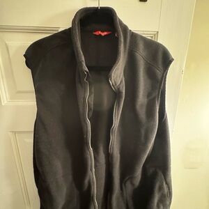 Izod Black Fleece Vest